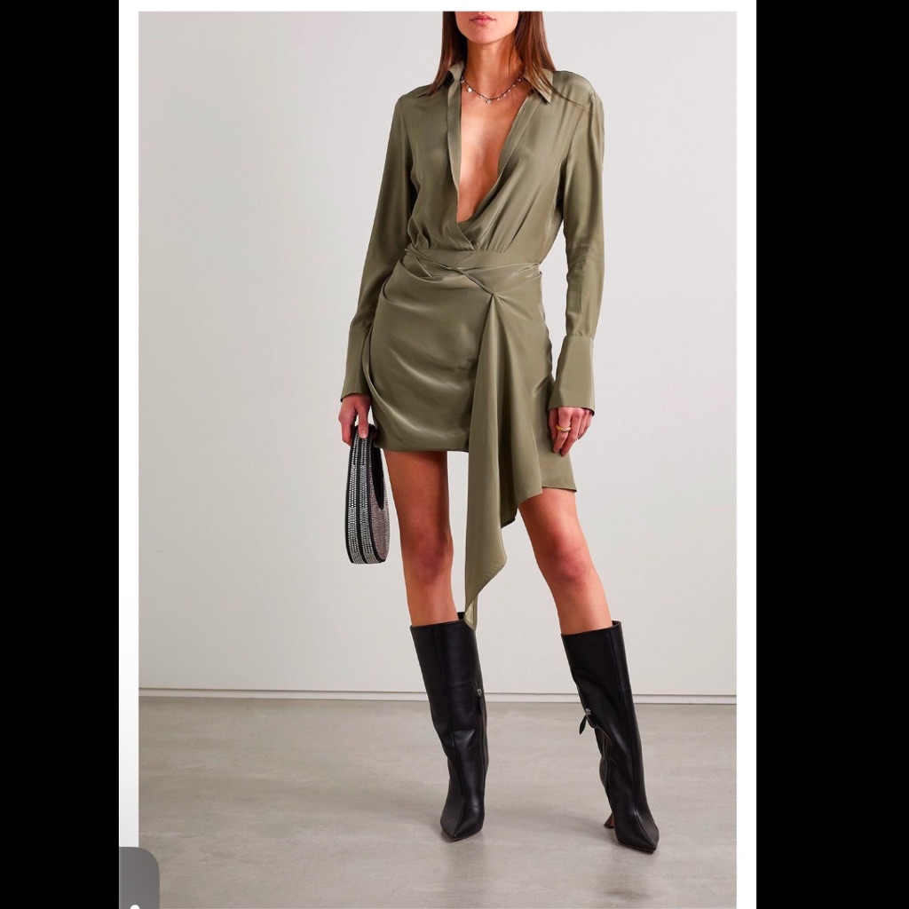 Gauge81 Wrap Dress Size 40 Eu 10 Us